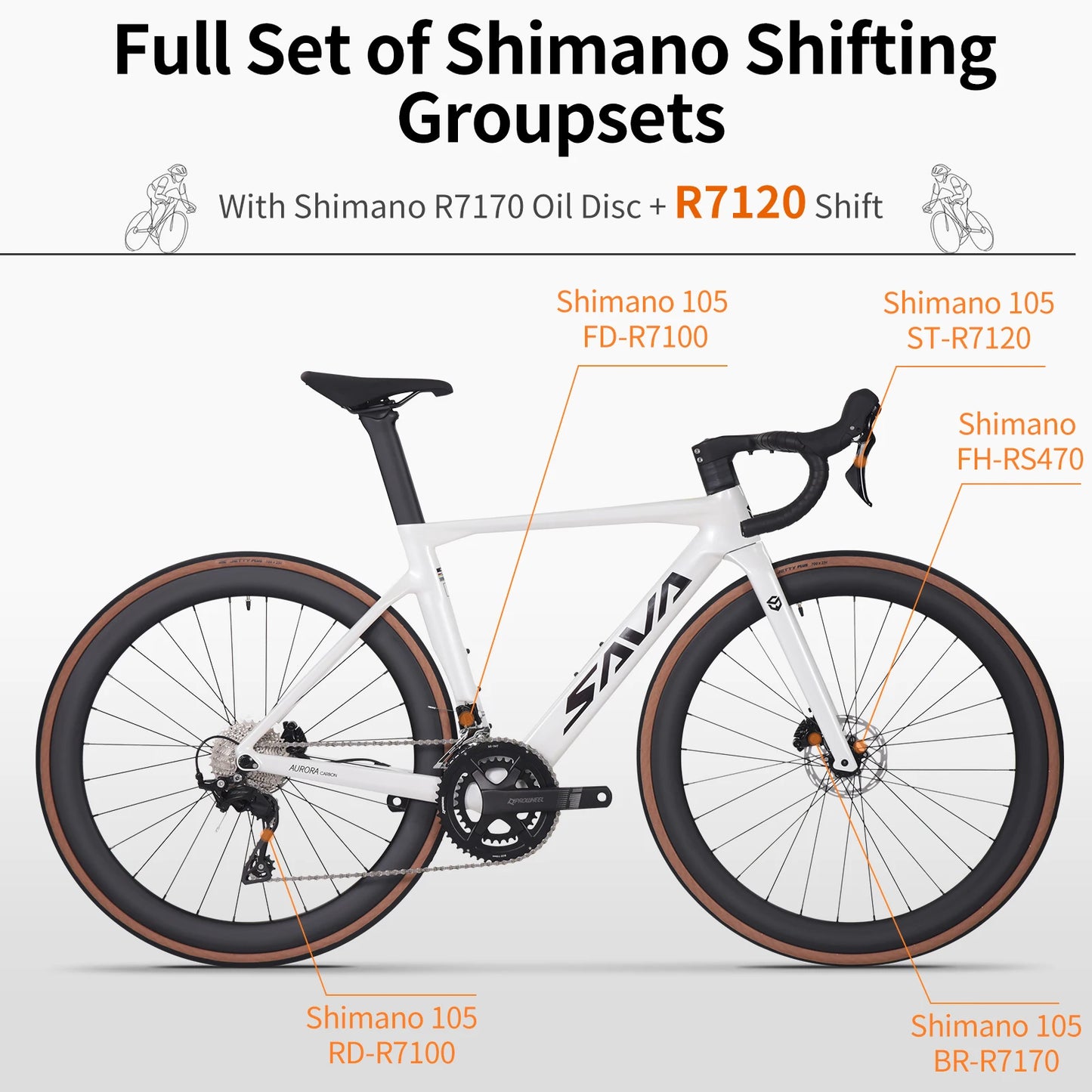 SAVA Adult Cross Country 24 Speed Racing Bicycle, UCI Certified with Carbon Fiber Frame