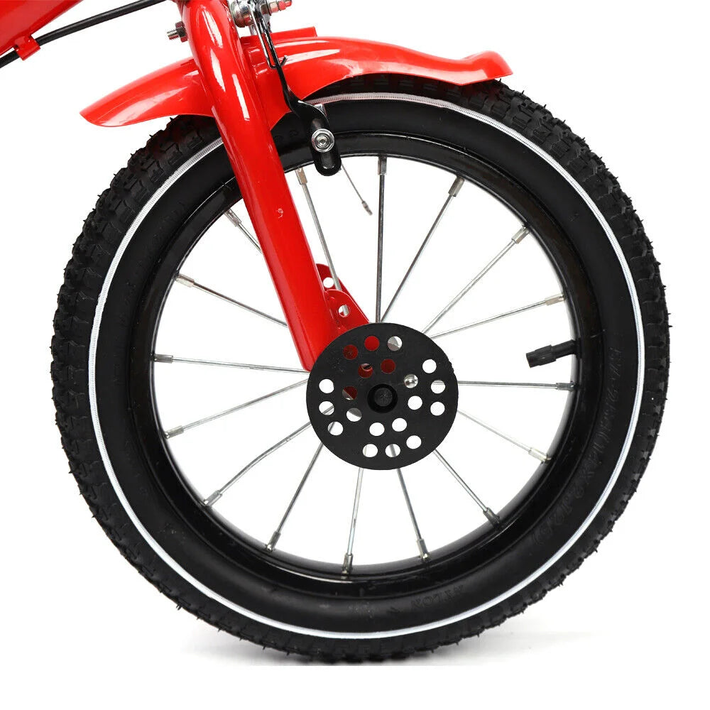14 Inch Children's Bicycle with Training Wheels for 2–11-Year-old Boys & Girls