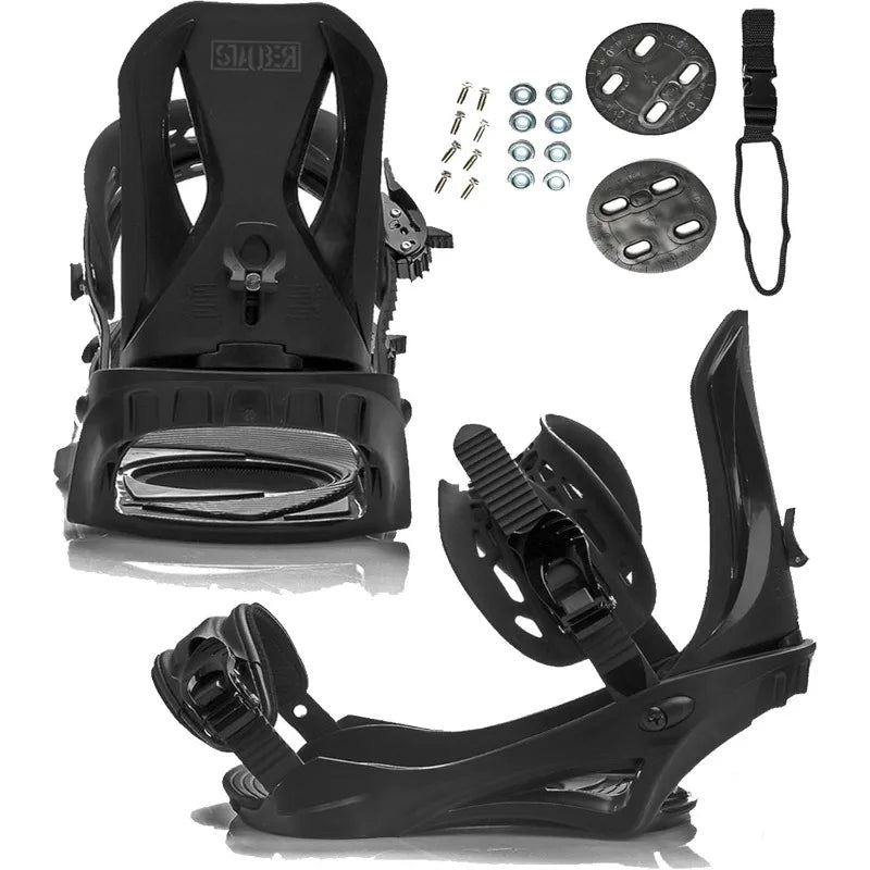 STAUBER Summit Hybrid Profile Twin Directional Snowboard & Binding Package, Size 143