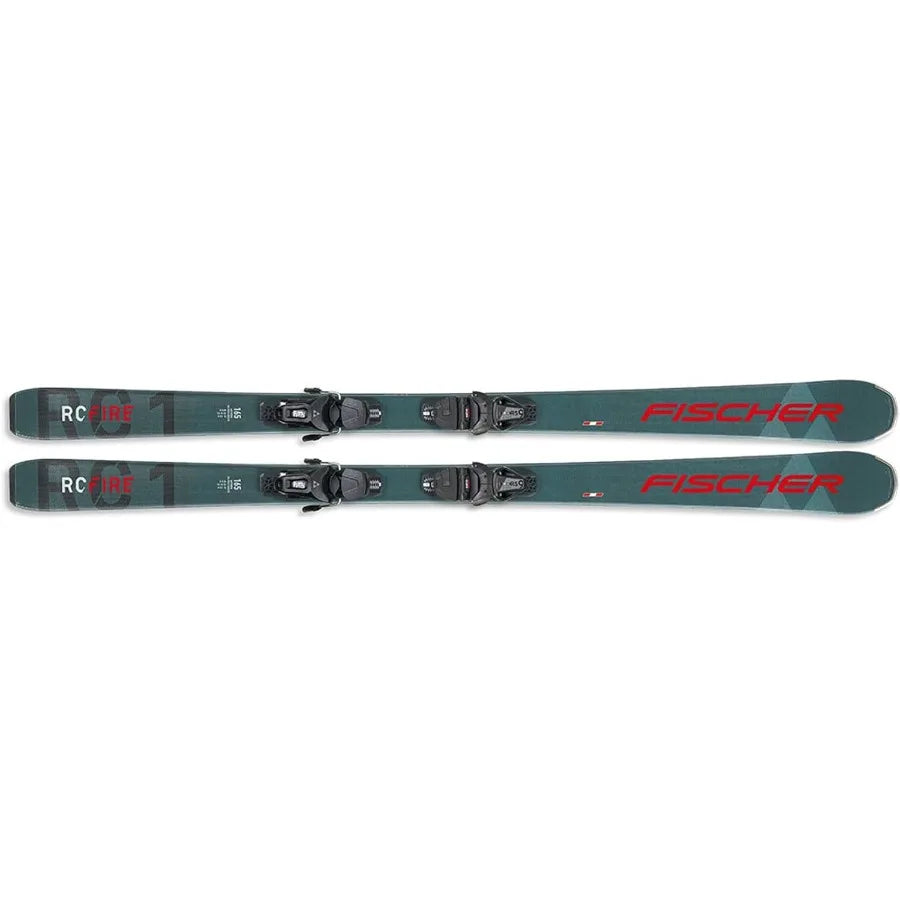 RC Fire Unisex Lightweight Alpine All Mountain Snow Skis with Bindings