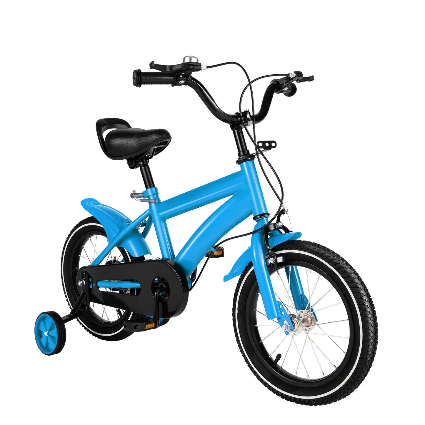 14inch Children's Bicycle with Training Wheels for 2–5-Year-Old Boys and Girls