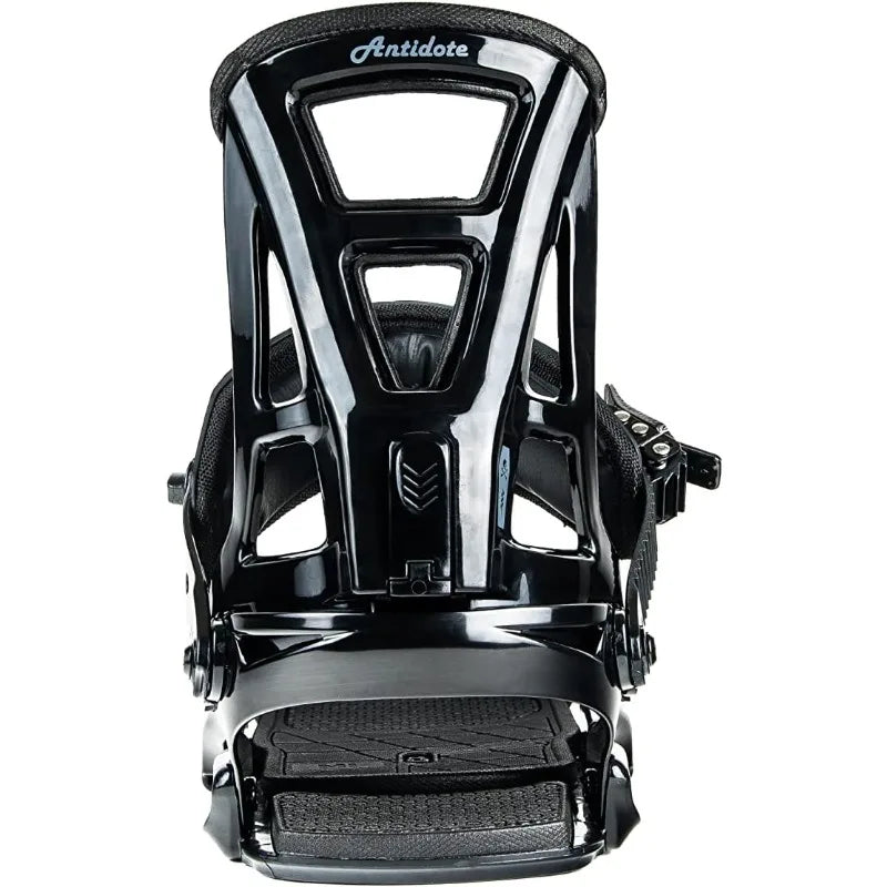 Snowboard Bindings-Medium US Size 5.5 to 8.5-Midnight Black