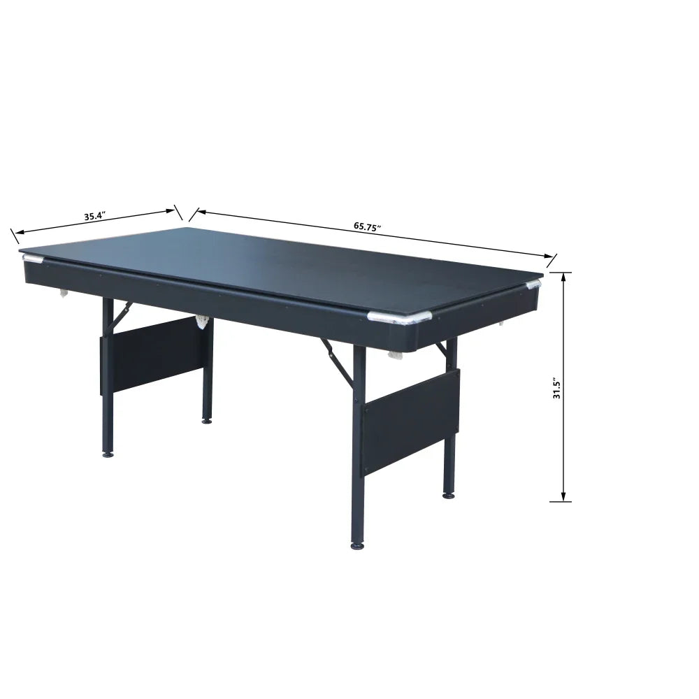 Multifunctional 3 in1 Game Table with Billiard Table, Table Tennis & Dining Table