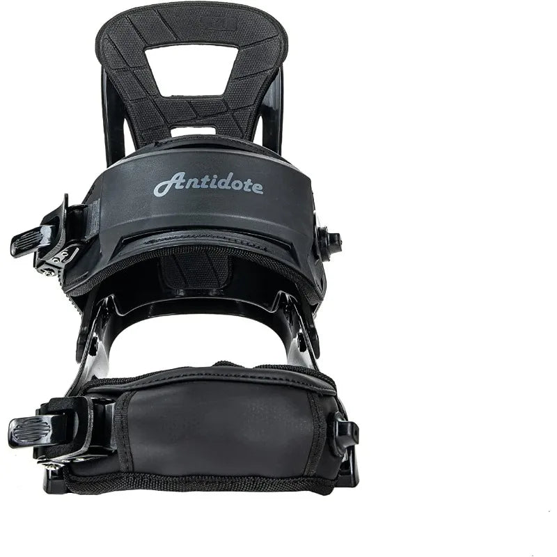 Snowboard Bindings-Medium US Size 5.5 to 8.5-Midnight Black