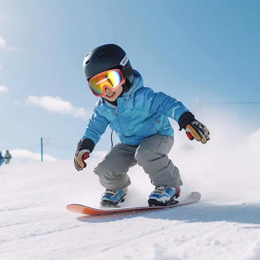 Anti-Fog Kids Comfortable and Warm Ski/Snowboard/Snowmobile Goggles