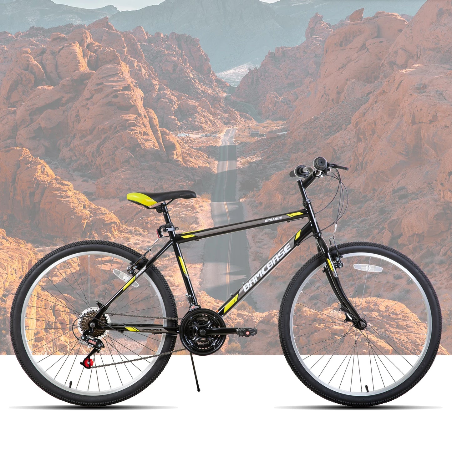 Hiland 24 or 26 in 21 Speed Mountain Bike for Men & Women