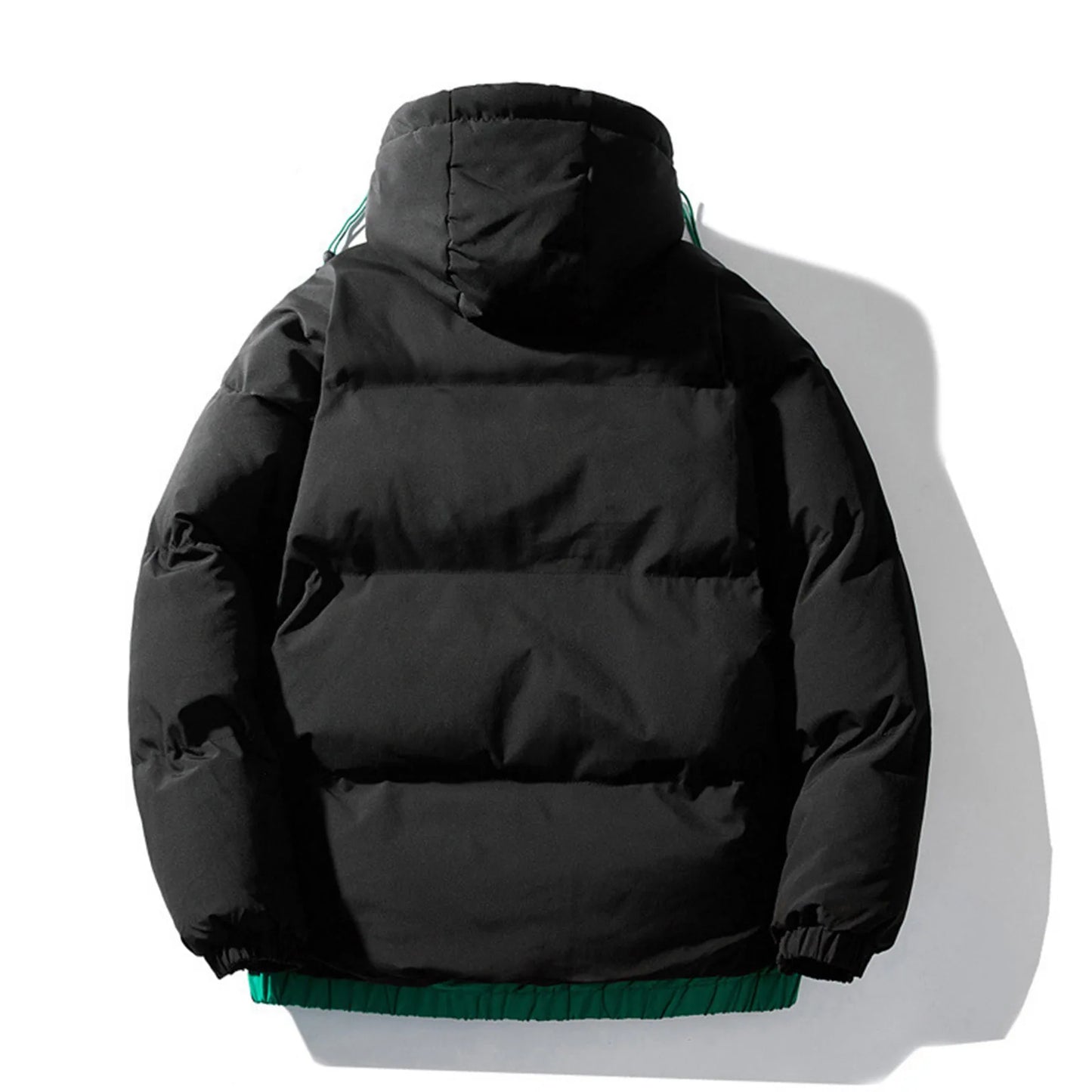 Men's Hooded Windproof Fleece Winter Ski Jacket