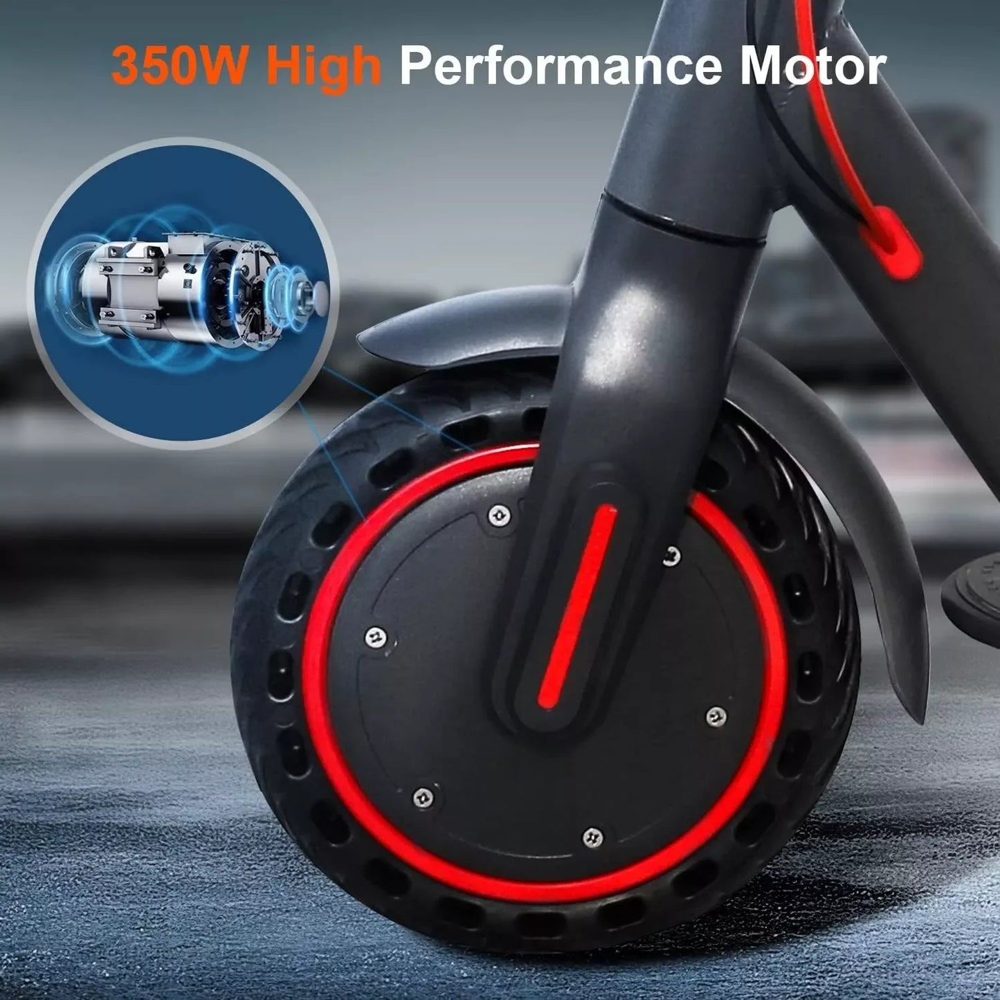 LP60 350W Folding Electric Scooter with APP Smart Control & 8.5inch tire