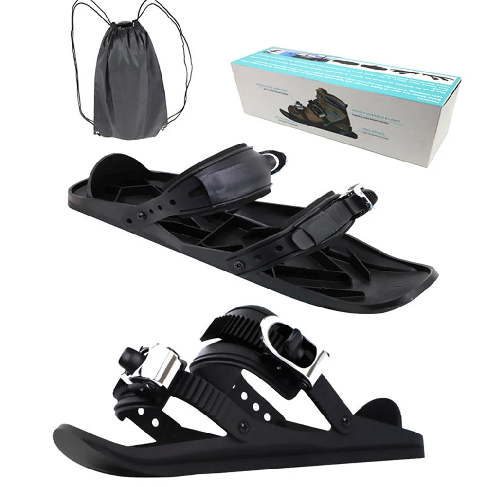 Mini Short Portable Ski Skates/Shoes for Winter Outdoor Sports