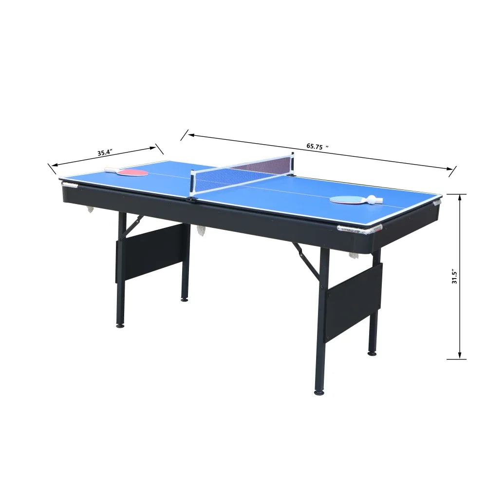 Multifunctional 3 in1 Game Table with Billiard Table, Table Tennis & Dining Table
