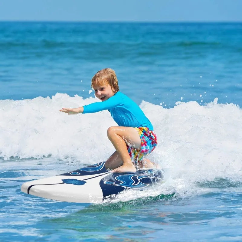 Giantex 6' Foam Surfboard with Removable Fins
