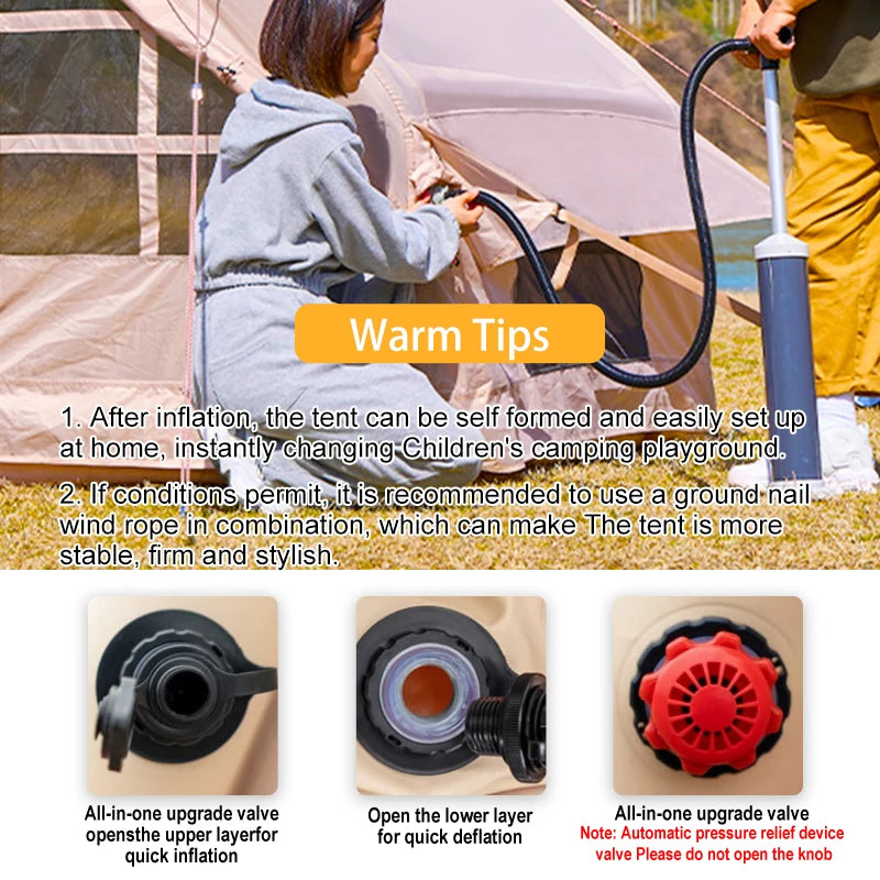 6-8 Person Ultra-Quick Setup Inflatable Tent for Camping