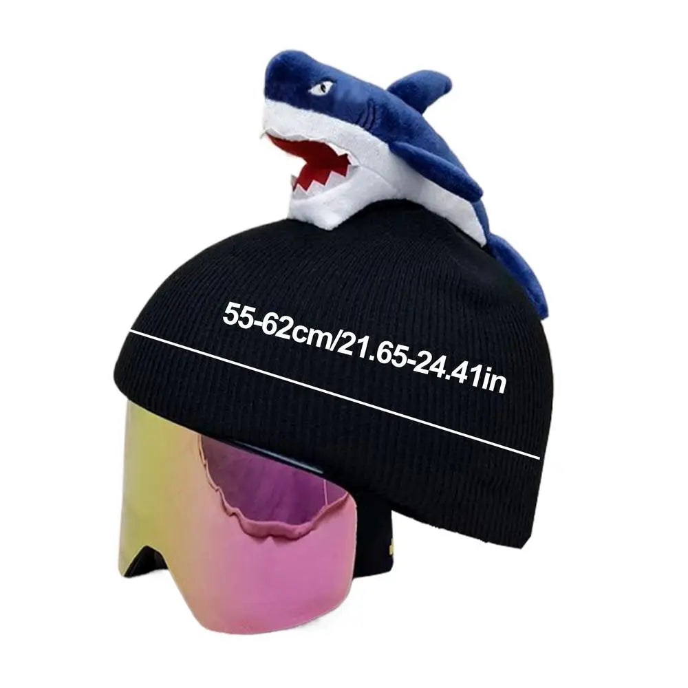 1pcs Kids Knitted Windproof Cartoon Helmet Protection Headgear Cover for Skiing & Snowboarding