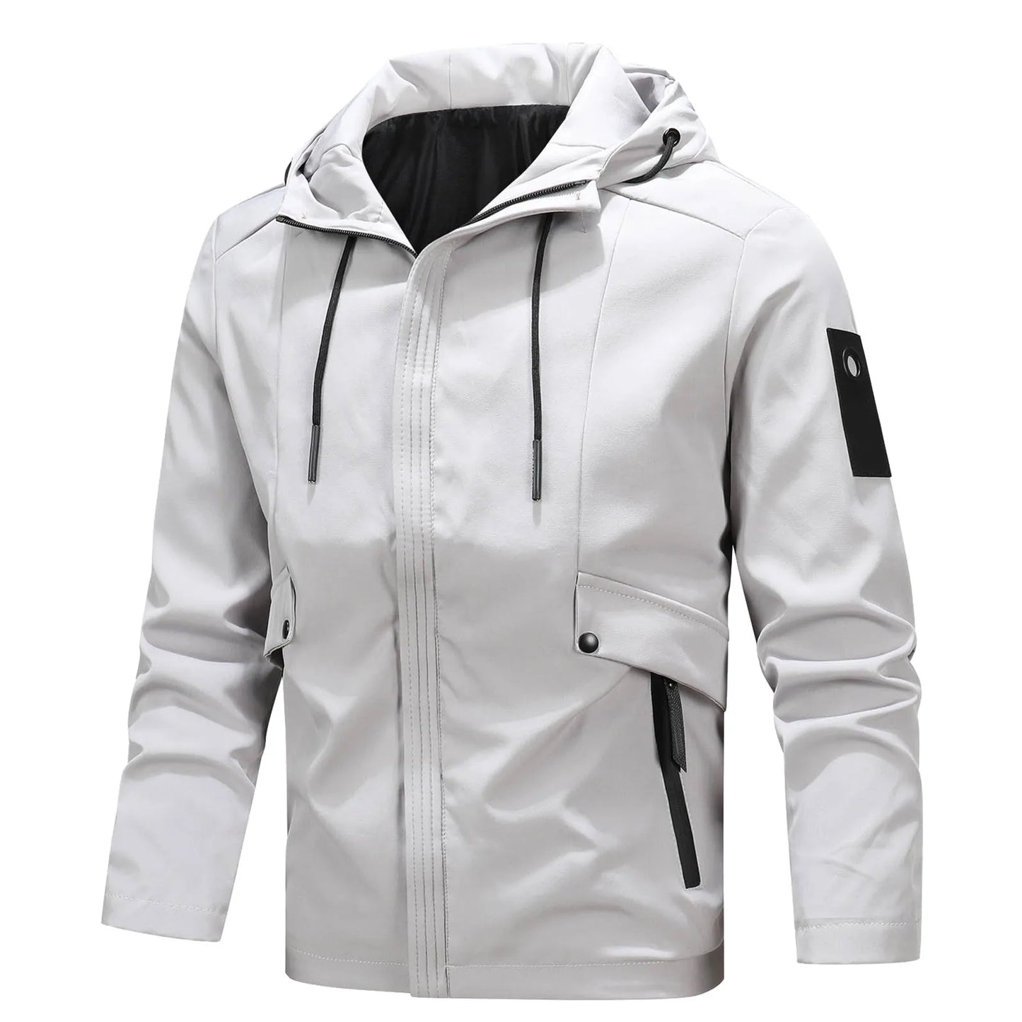 Men's Vented Windproof Hooded Winter Ski Jacket