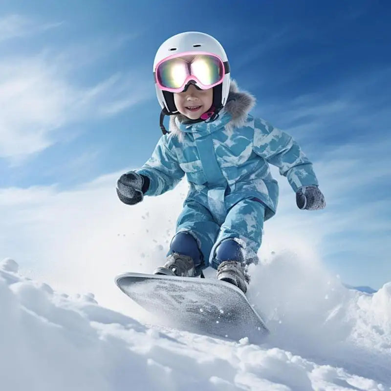 Kid's Anti-Fog Comfortable and Warm Ski/Snowboard Goggles