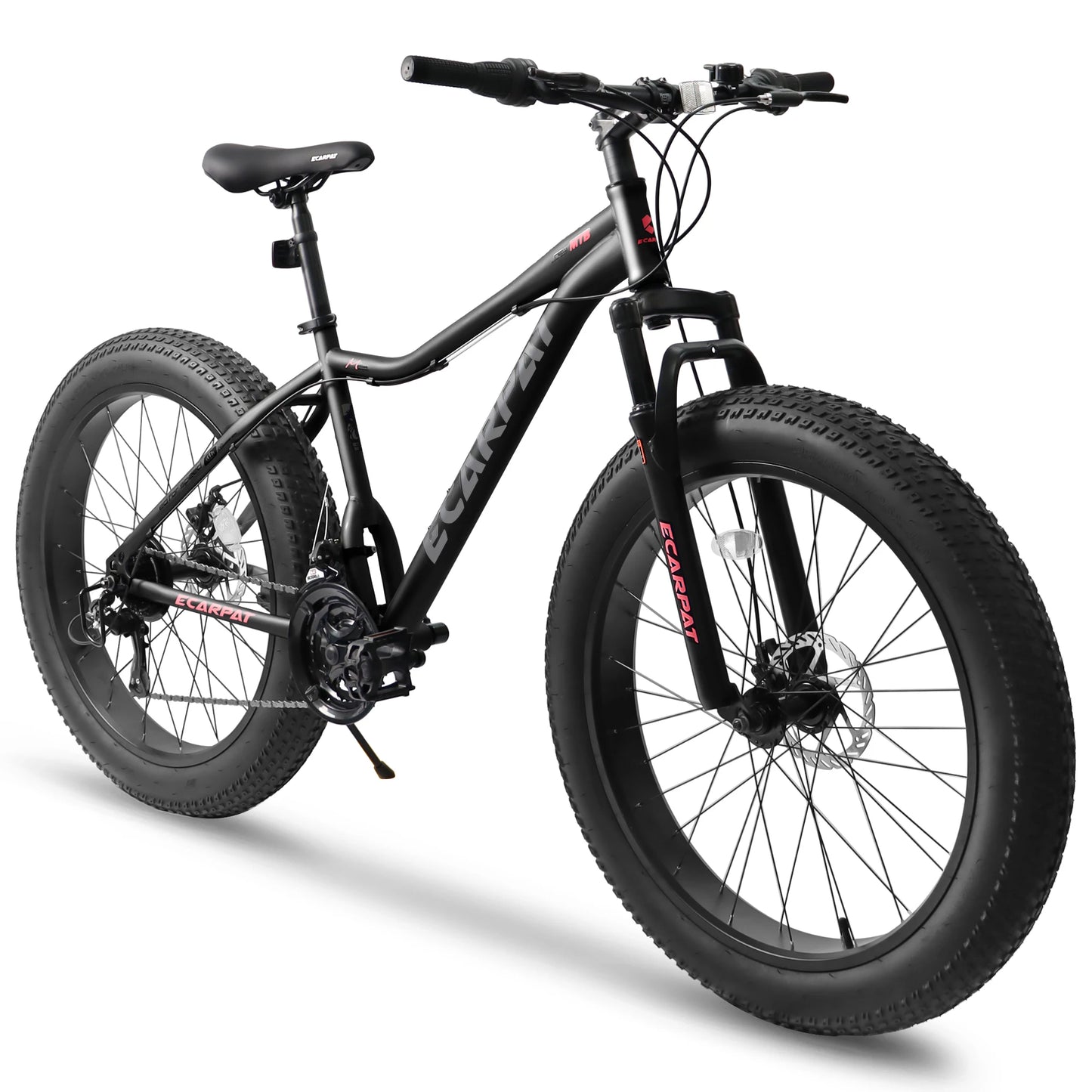 Ecarpat 26 in, 21 Speed Mountain Bike with 4-Inch-Wide Fat Tires for Men/Women