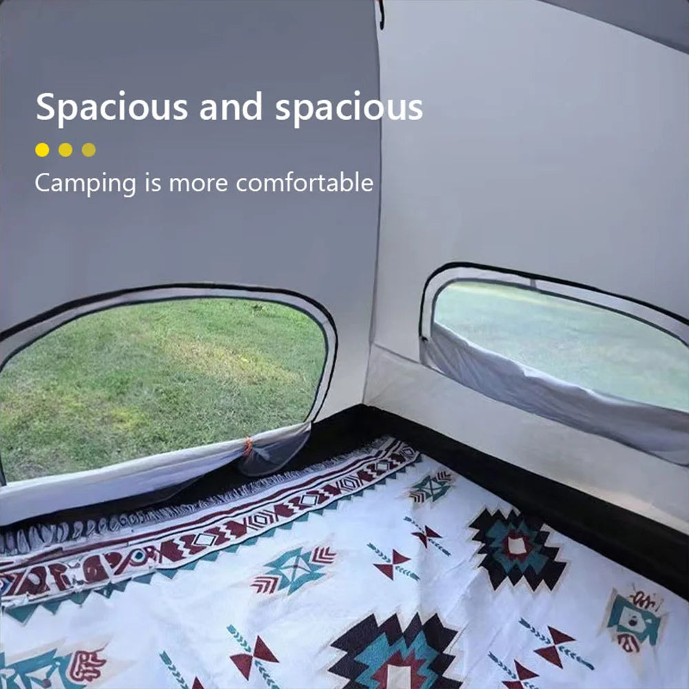 Automatic, Quick-opening Camping Tent with Two Doors and Two Windows
