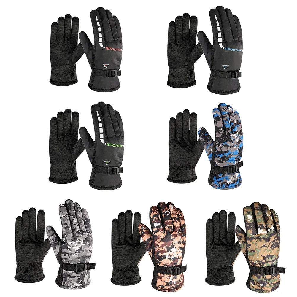 Thermal, Waterproof Winter Full Finger Ski Gloves