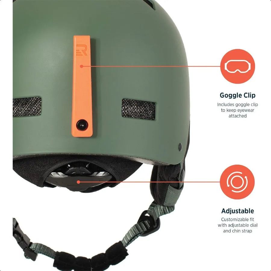H1 Ski and Snowboard Helmet