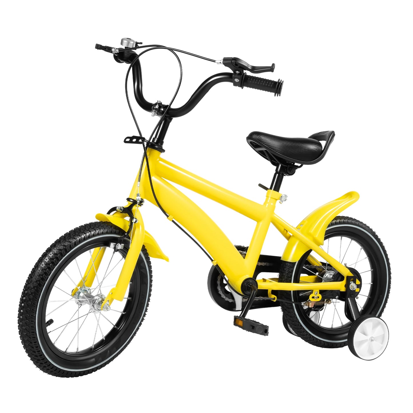 14inch Children's Bicycle with Training Wheels for 2–5-Year-Old Boys and Girls