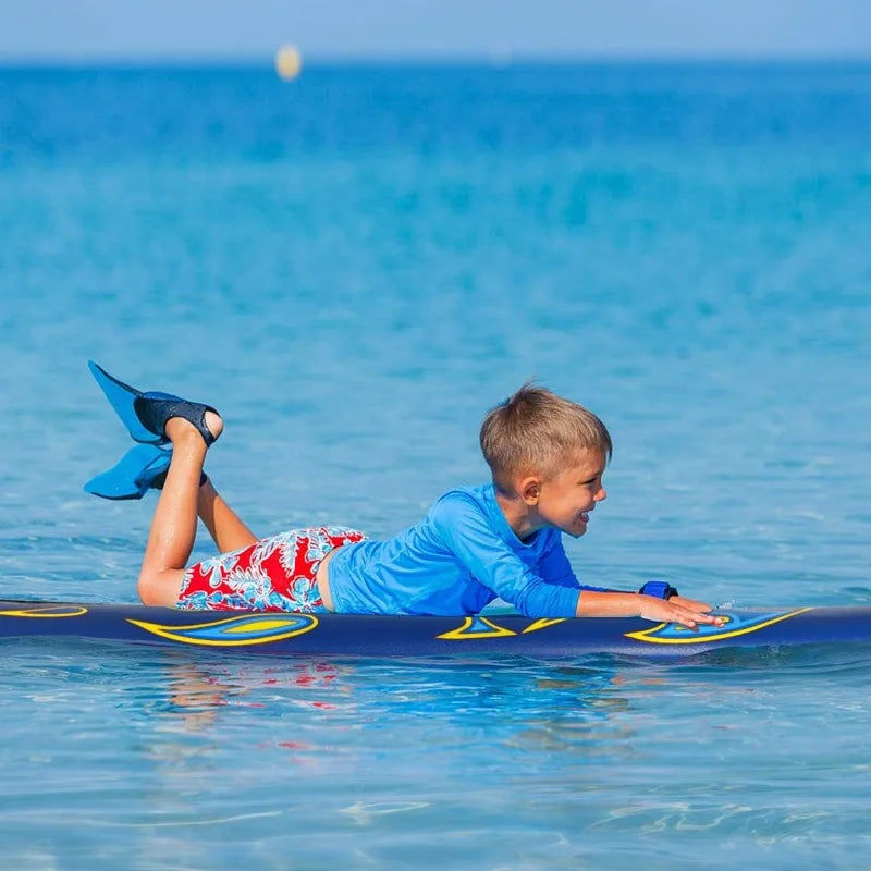 Giantex 6 Ft Foam Surfboard for Kids/Adults with 3 Detachable Fins, Safety Leash