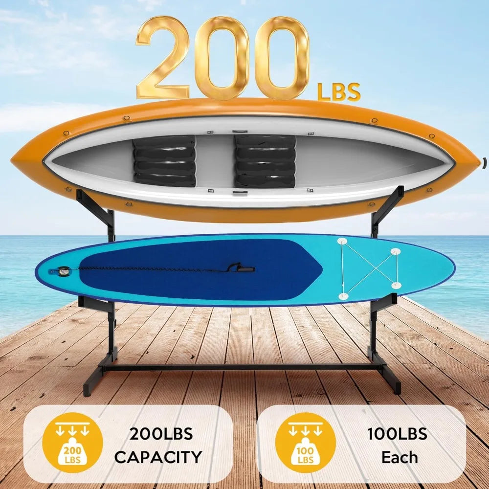 Heavy Duty Freestanding Kayak/Canoe/Paddleboard Storage Rack