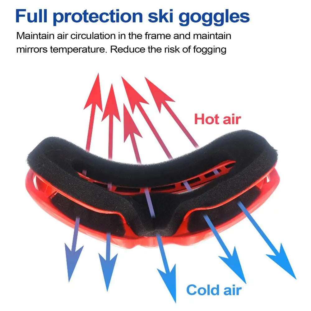 Kid's Anti-Fog Comfortable and Warm Ski/Snowboard Goggles
