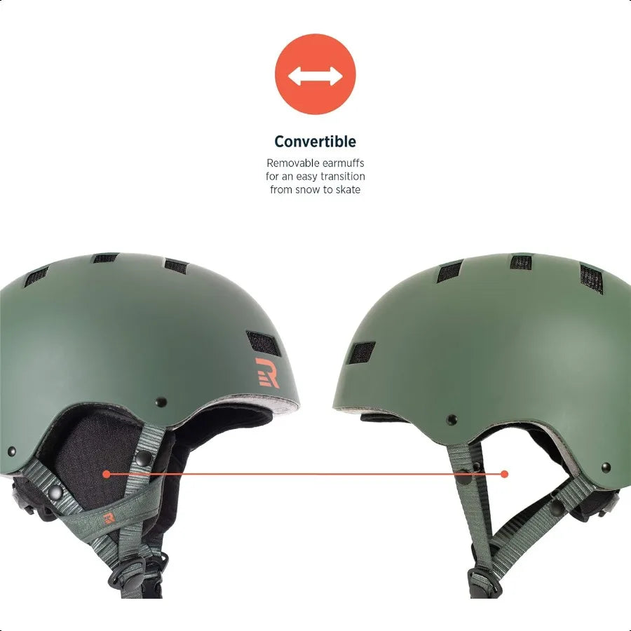 H1 Ski and Snowboard Helmet
