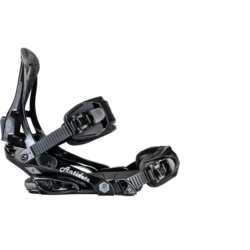 Snowboard Bindings-Medium US Size 5.5 to 8.5-Midnight Black