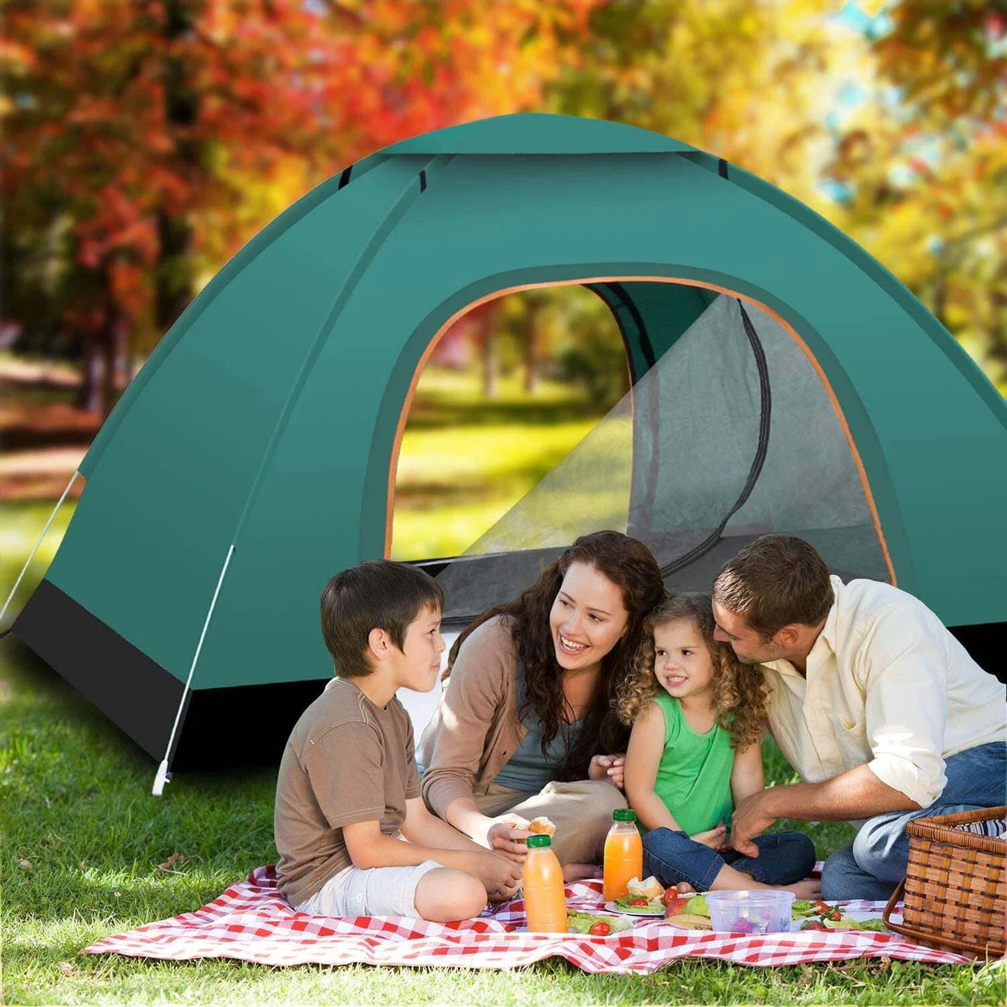 2-3 Person Automatic Pop Up, Portable, Waterproof Camping Tent