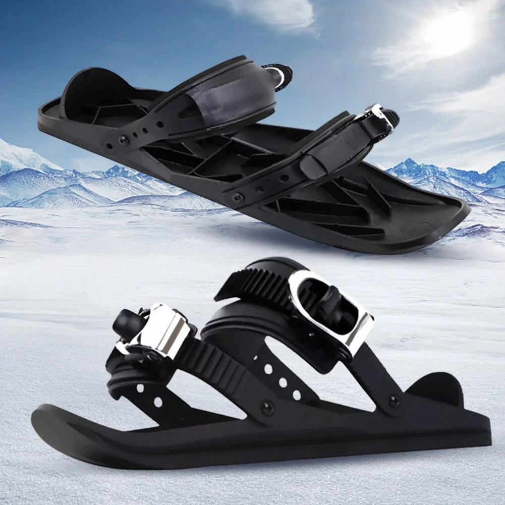 Mini Short Portable Ski Skates/Shoes for Winter Outdoor Sports