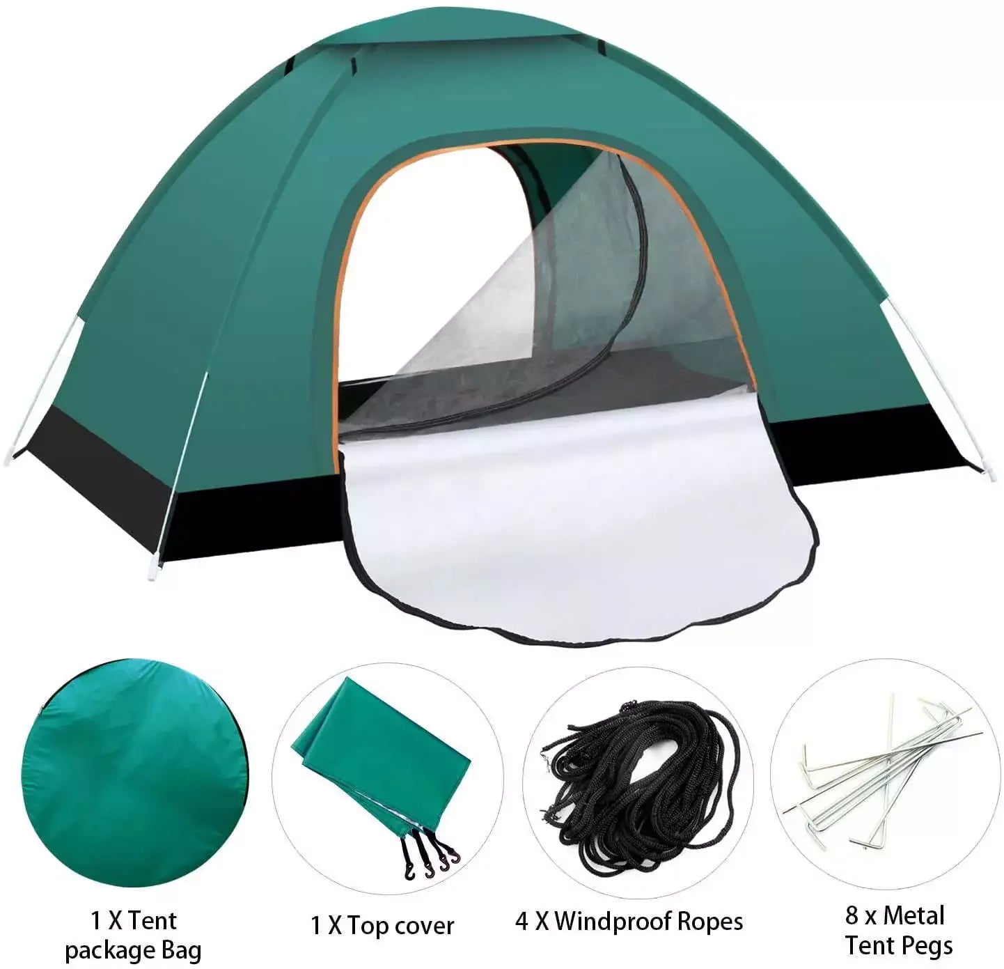 2-3 Person Automatic Pop Up, Portable, Waterproof Camping Tent