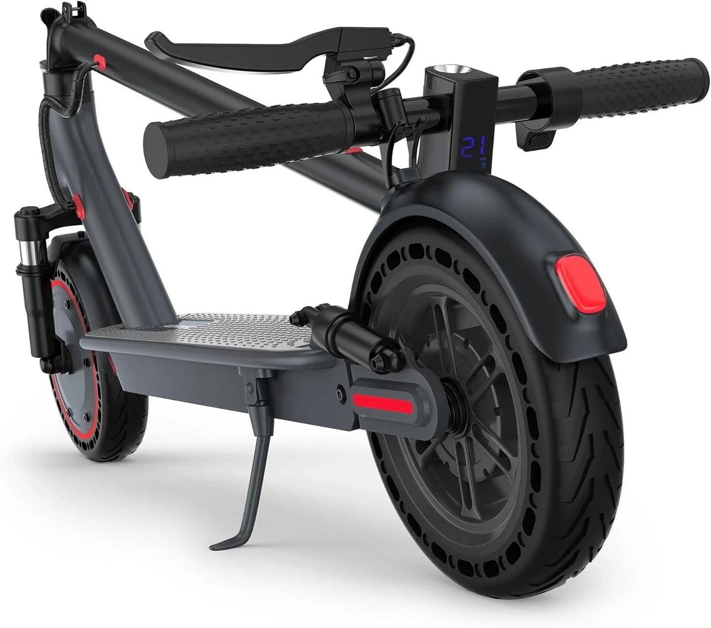 AOVOPRO TMAX 500W Adult 10inch Folding Electric Scooter with APP Smart Control & Shock-absorbing Anti-skid Device