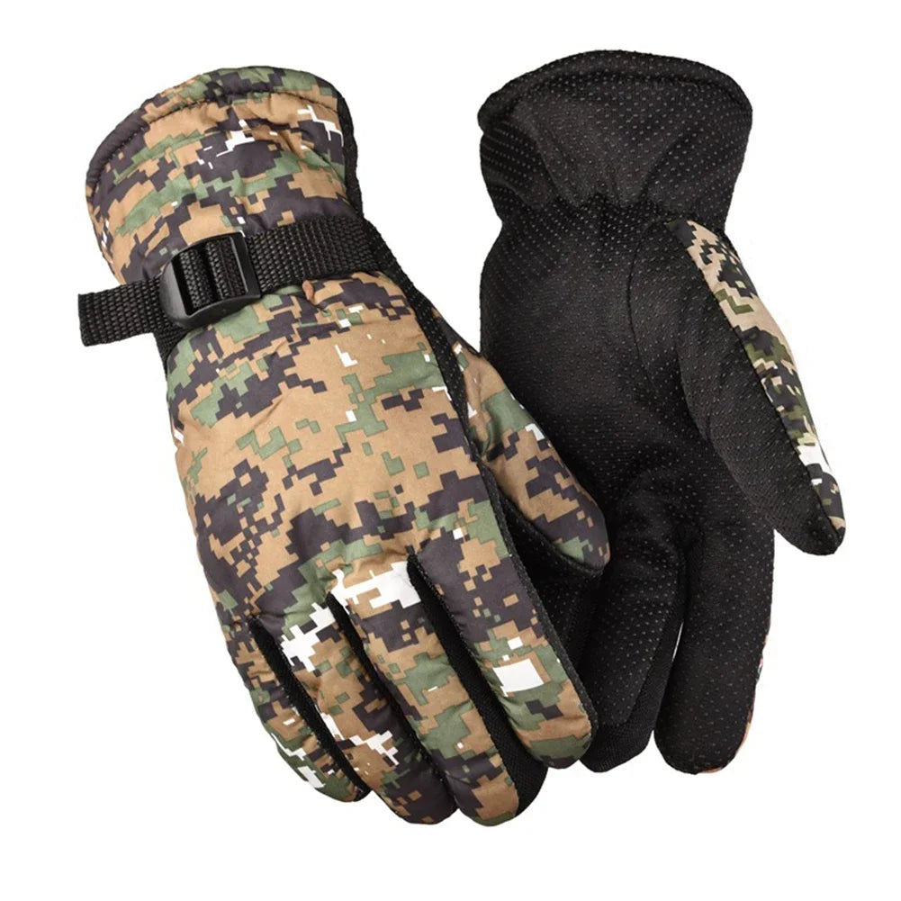 Thermal, Waterproof Winter Full Finger Ski Gloves