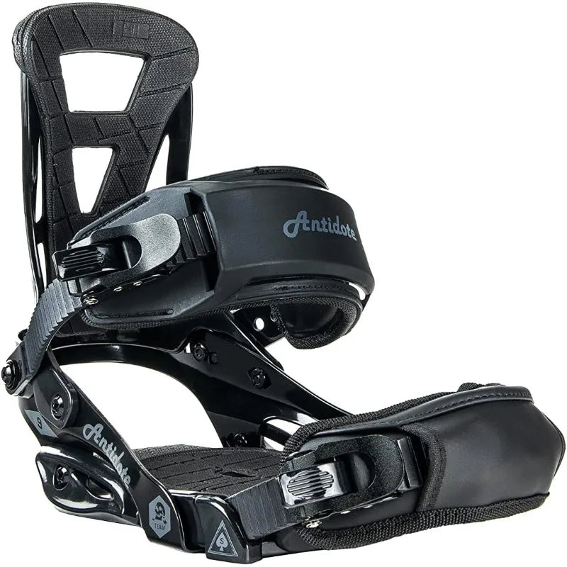 Snowboard Bindings-Medium US Size 5.5 to 8.5-Midnight Black