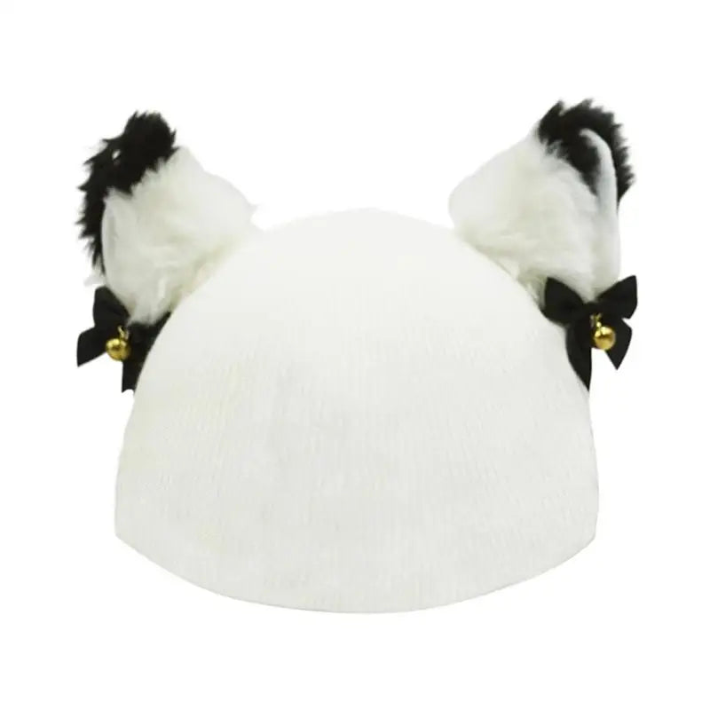 Ski Helmet Cat Ears with Bells Elastic Protective Helmet Wrap for Kids & adults