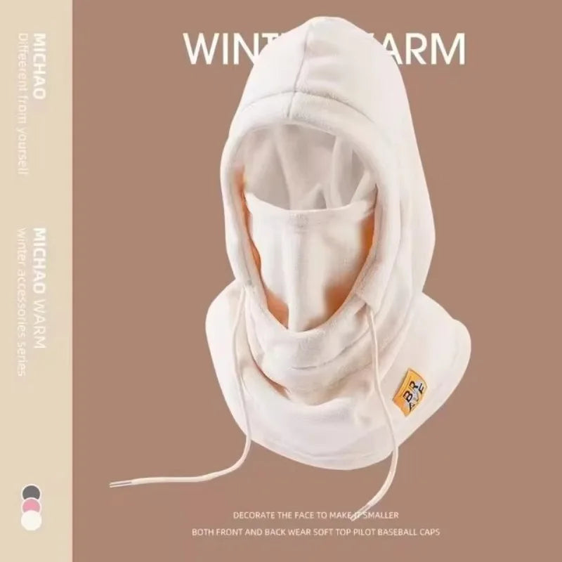 Winter 3-in-1 Windproof Hat with Mask and Neck Warmer for Men and Women