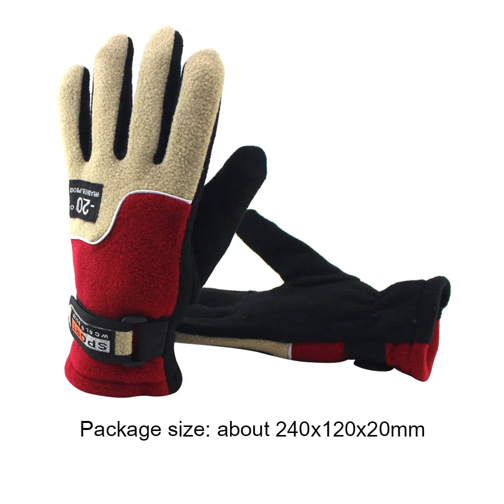 Thermal, Waterproof Winter Full Finger Ski Gloves
