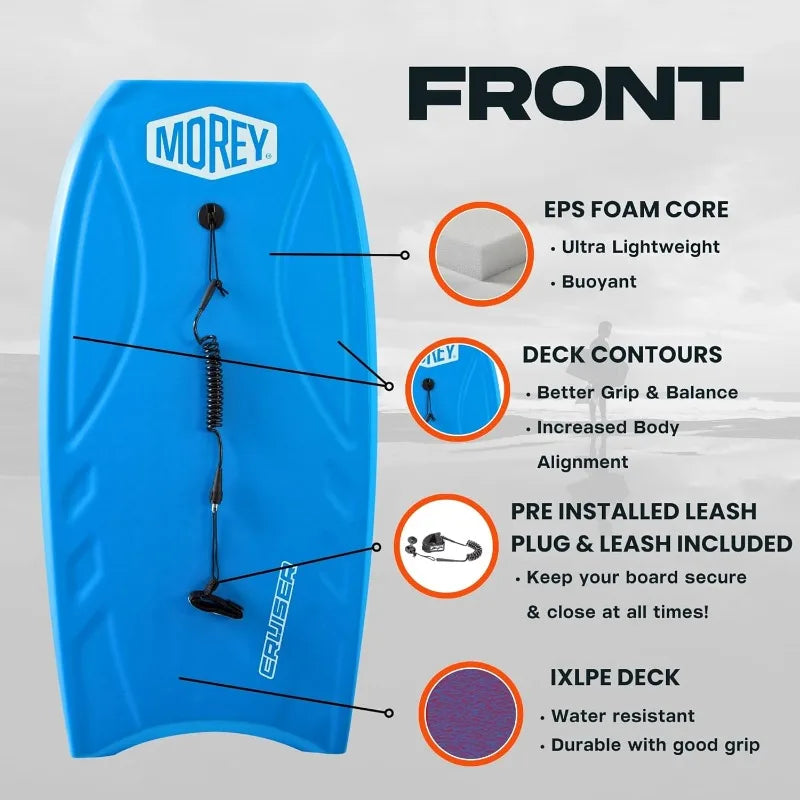 MOREY® Cruiser, The Original Bodyboard; 42.5 in Full Size