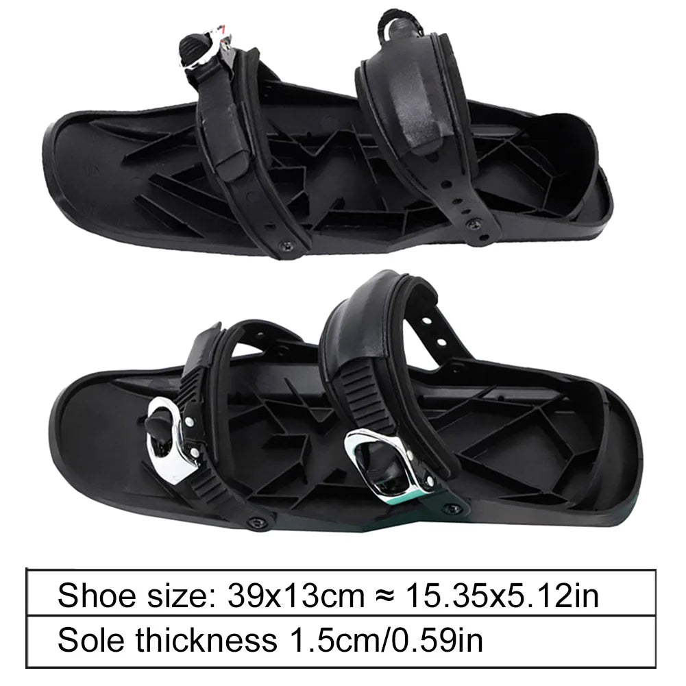 Mini Short Portable Ski Skates/Shoes for Winter Outdoor Sports