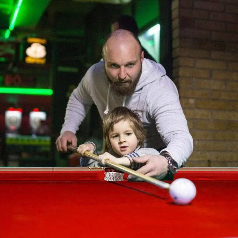 Goplus 48” Compact Wooden Billiards Table w/ 2 Cue Sticks, 16 Balls, 2 Chalks, Triangle & Brush