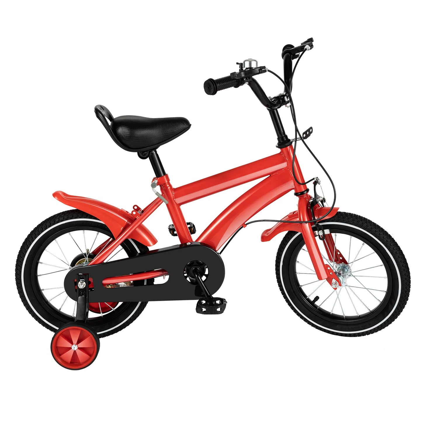 14inch Children's Bicycle with Training Wheels for 2–5-Year-Old Boys and Girls