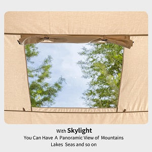 8+ Person Inflatable, Large Portable Tent for Camping with Hand Pump