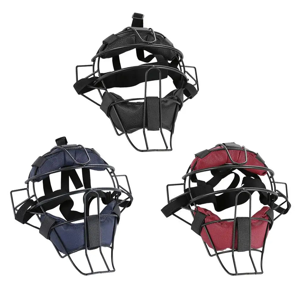 Baseball/Softball Protective Helmet Face Guard with Adjustable Buckles for Catchers & Umpires