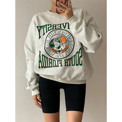 Women's Vintage University of South Florida Thick Grey Sweatshirt