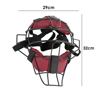 Baseball/Softball Protective Helmet Face Guard with Adjustable Buckles for Catchers & Umpires