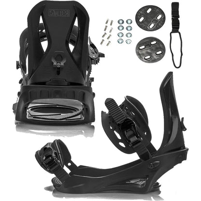 STAUBER Summit Hybrid Profile Twin Directional Snowboard & Binding Package, Size 143