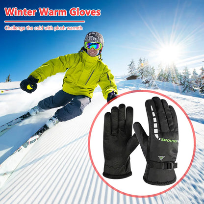 Thermal, Waterproof Winter Full Finger Ski Gloves