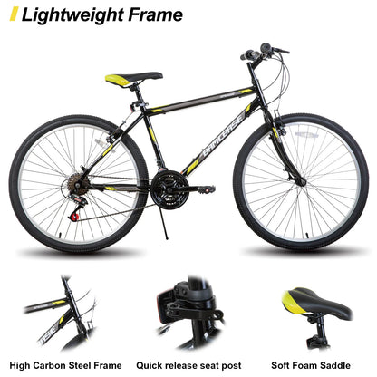 Hiland 24 or 26 in 21 Speed Mountain Bike for Men & Women