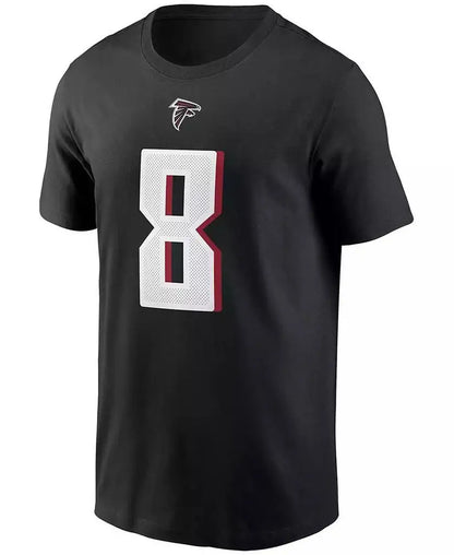 Nike | Men's Kyle Pitts Black Atlanta Falcons Officially Licensed Player Name and Number T-shirt
